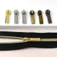 Metal zipper